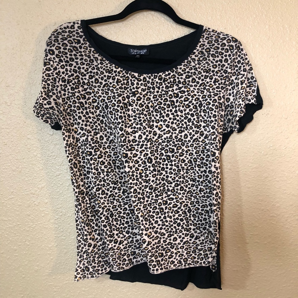 Topshop Leopard print T-shirt